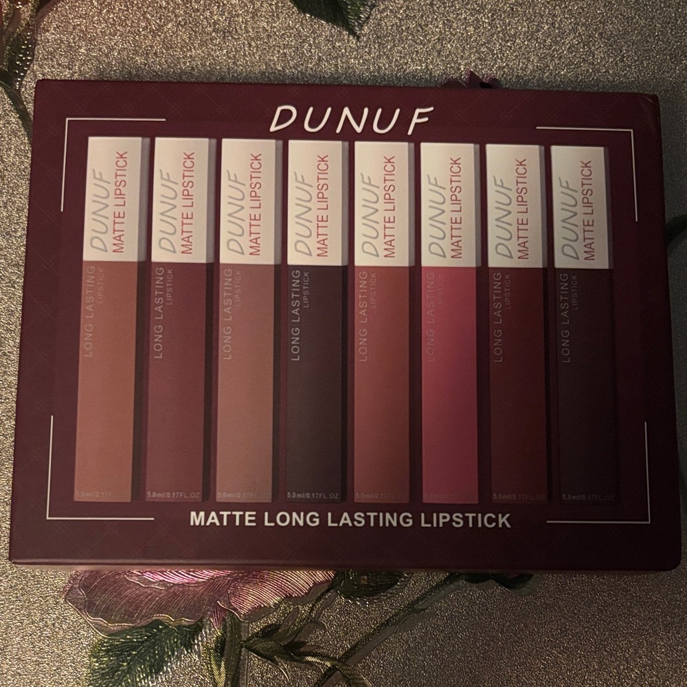 Matte Long Lasting Lipstick Set - Pink, Red, Brown Shades